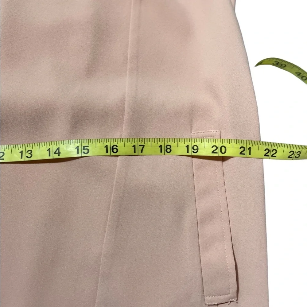 Blue Angel peach belted trench dress/coat - Picture 11 of 15